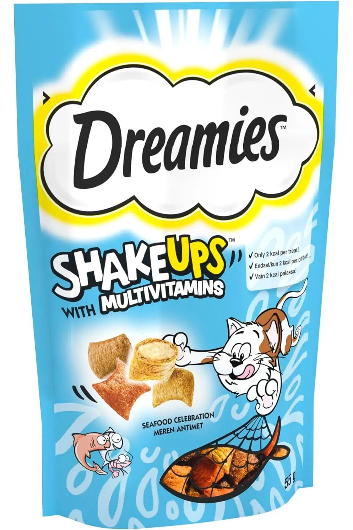 Dreamies Shake ups Balıklı Kedi Ödülü 55 gr