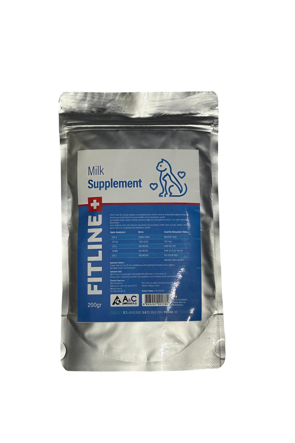 Kedi Süt Tozu 200gr