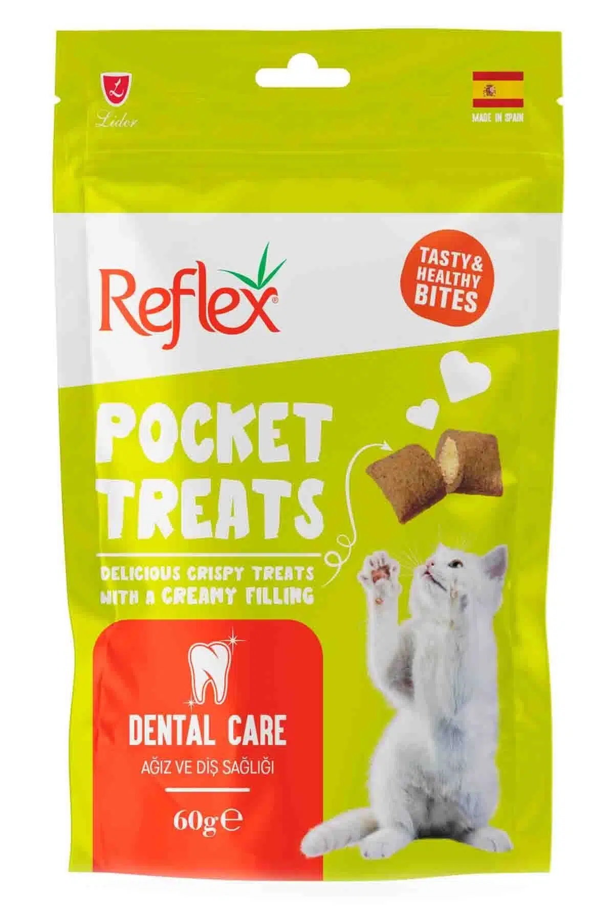 Reflex Pocket Treats Ağız ve Diş Sağlığı Kedi Ödül Maması 60gr