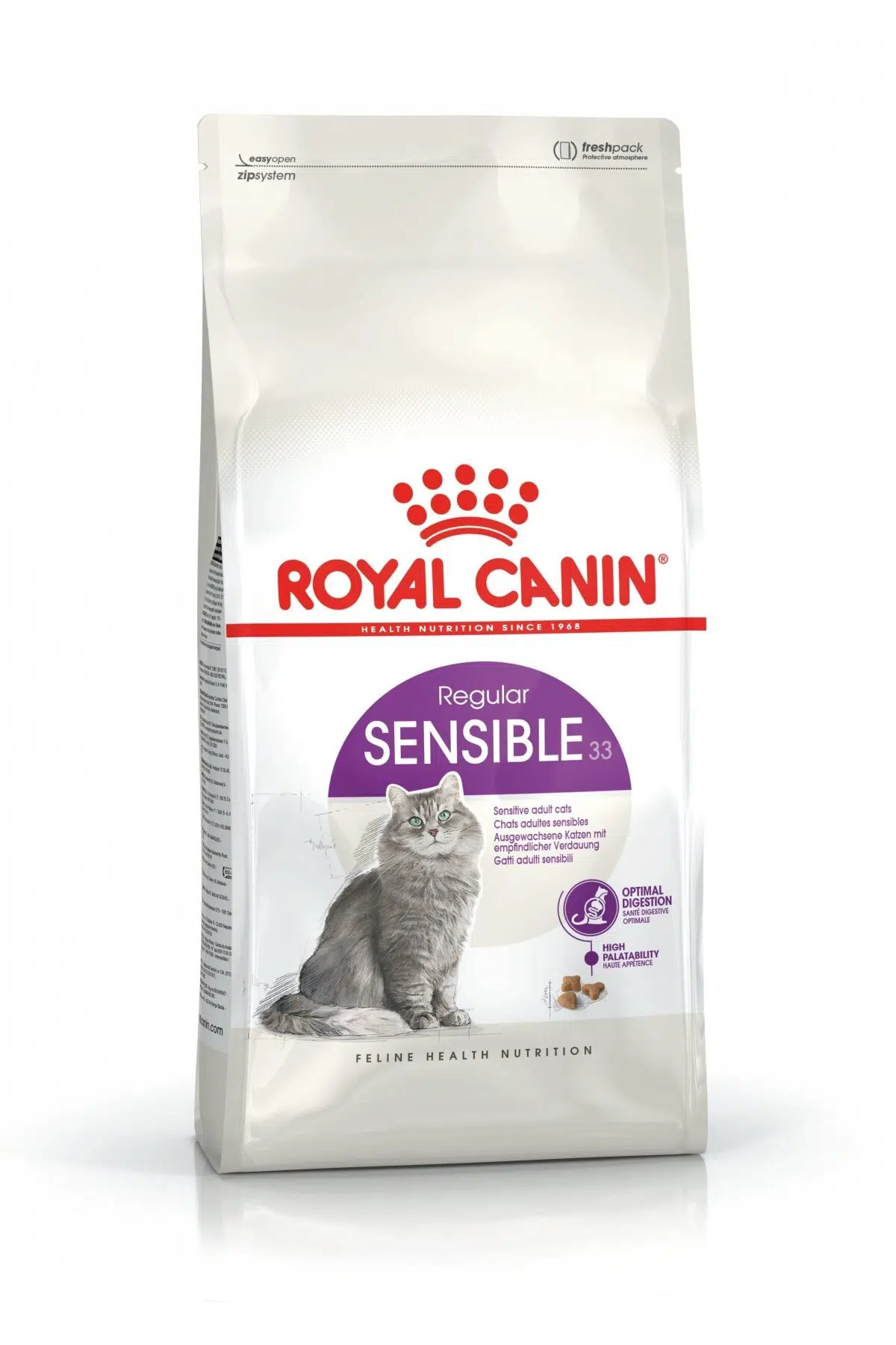 Sensible33 Sindirim Hassasiyeti Olan Kediler Için Yetişkin Kuru Kedi Maması 2kg