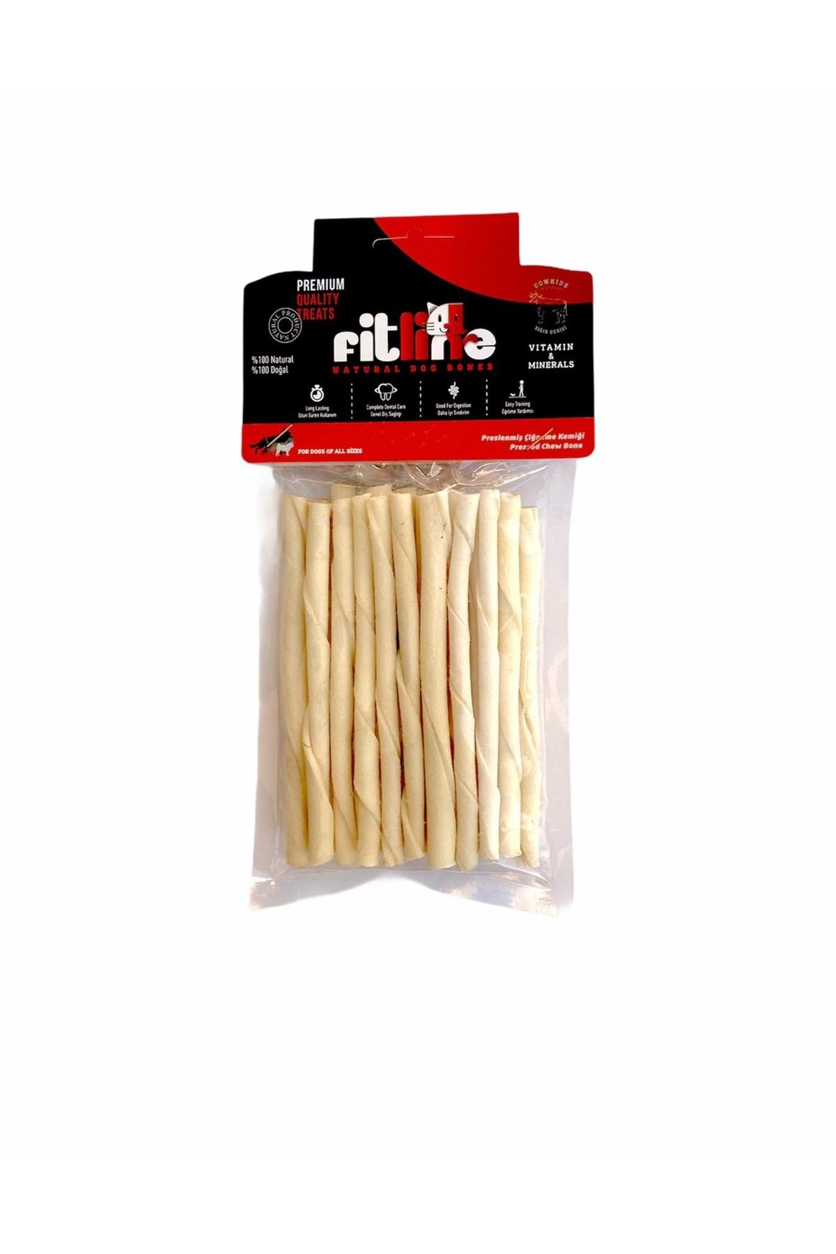 Sütlü Burgu Çubuk Köpek Ödülü 20 adet XS-S