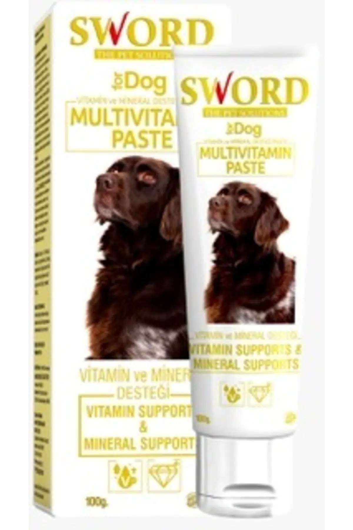 SWORD THE PET SOLUTIONS Sword Dog Multıvıtamıne Paste 100 Gr ( Yetişkin Köpeklere Vitamin Desteği )