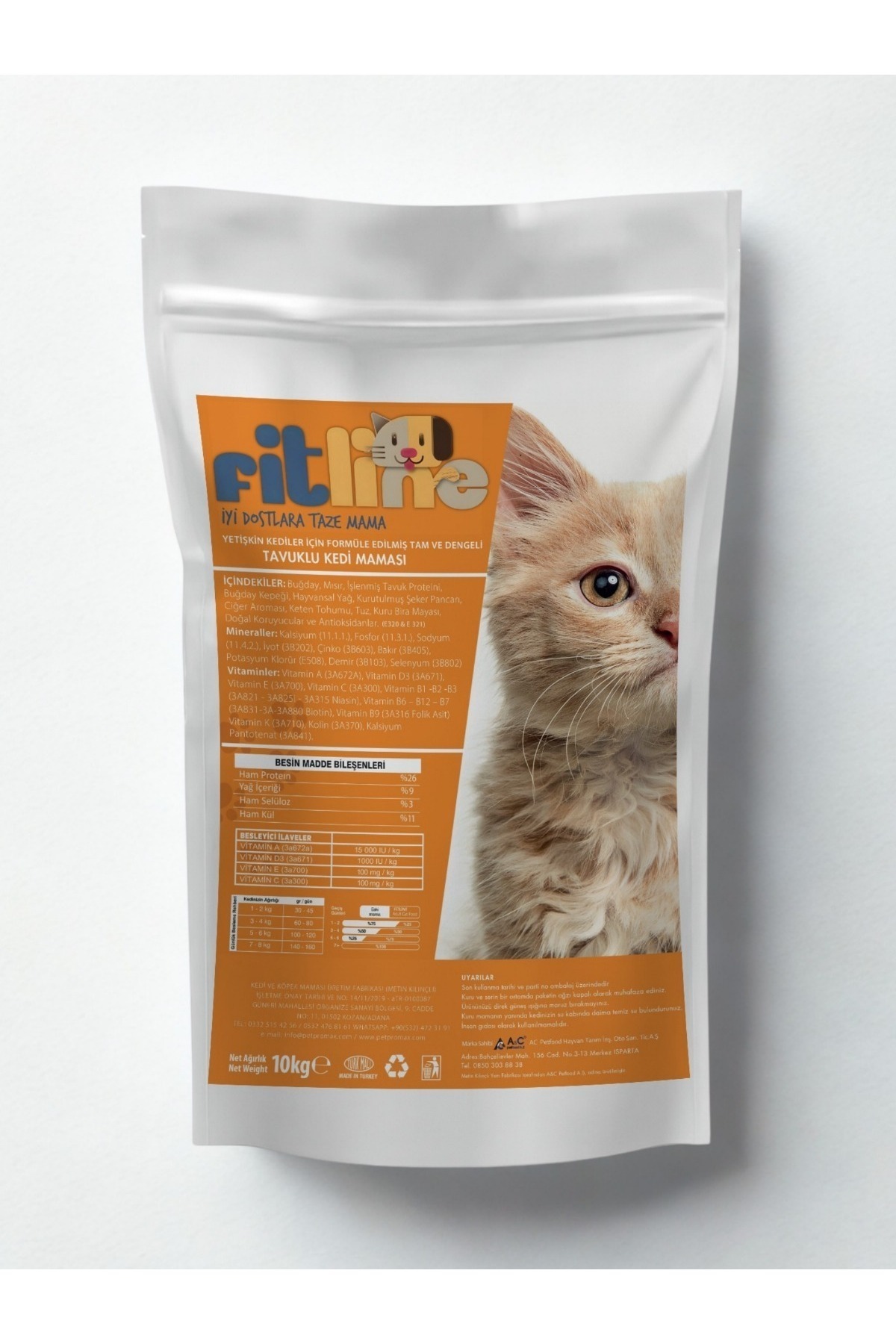 Tavuklu Yetişkin Kedi Maması 10 kg